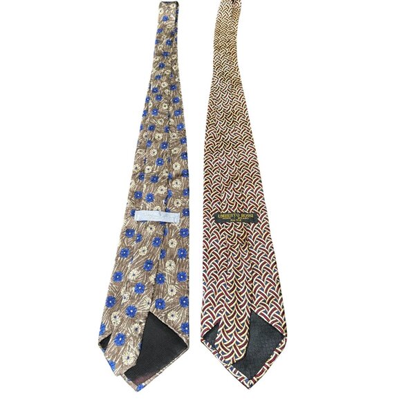 Vintage Set Ties Geoffrey Beene & Umberto Bossi Silk Ties - Picture 2 of 6